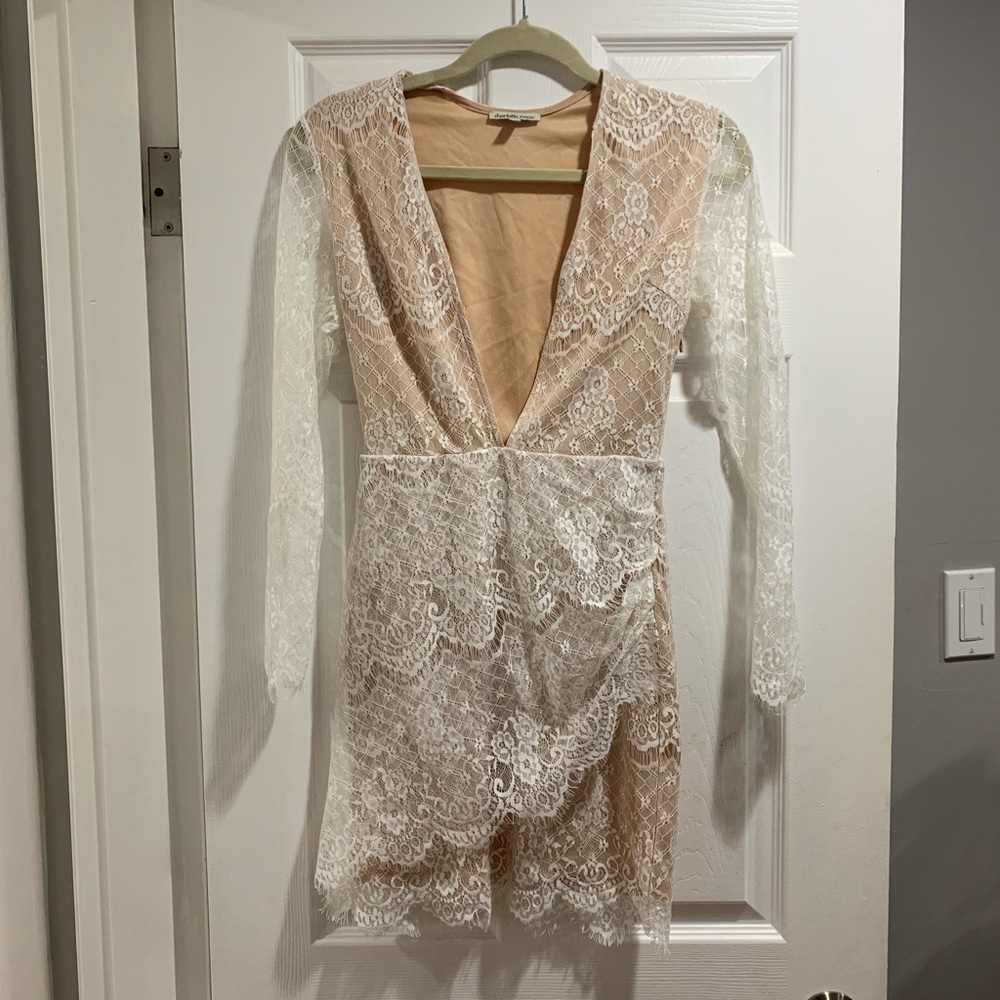 Charlotte Russe White Lace Dress